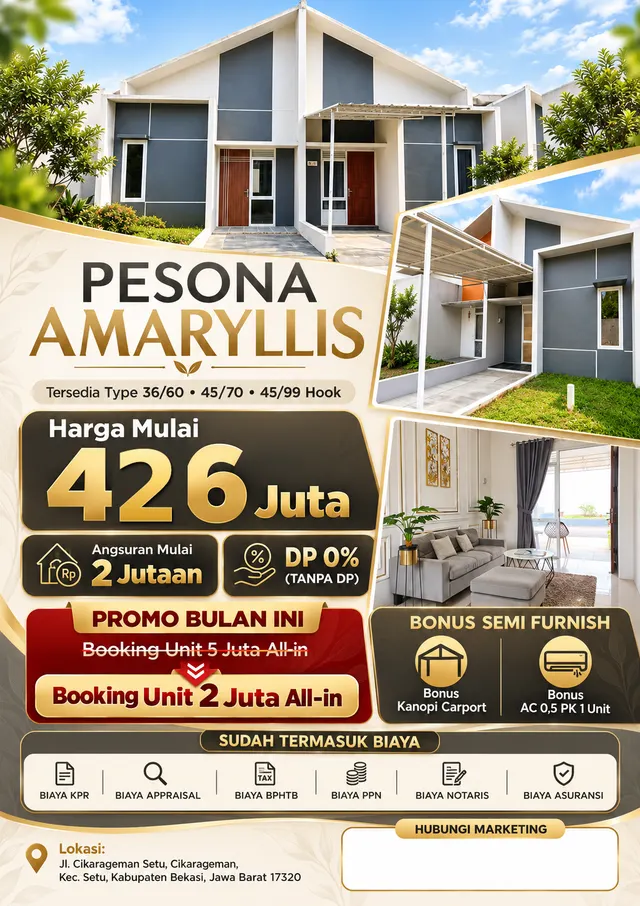 Halaman 1 Brosur Pesona Amaryllis