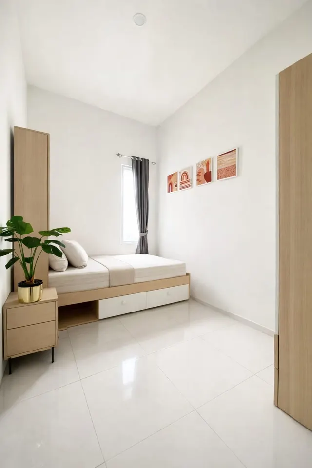 Kamar tidur utama Pesona Amaryllis Setu Bekasi